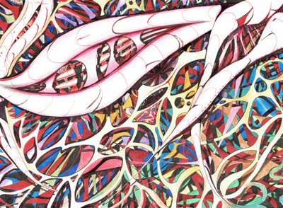 Selengalesiminal Quest, 2016, (muste paperille) tekijältä Vincent Alexander Booth