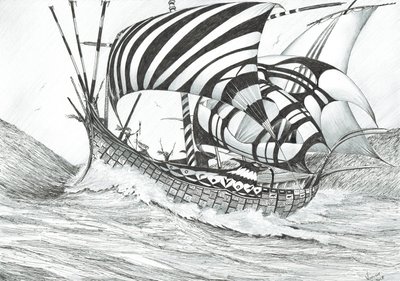 Storm Creators Joonianmeri, 2017, (muste paperille) tekijältä Vincent Alexander Booth