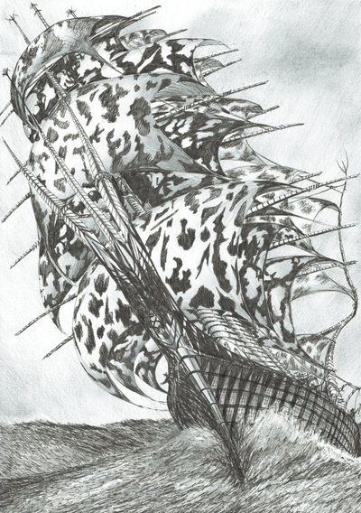 Storm Creators North Sea, 2017, (muste paperille) tekijältä Vincent Alexander Booth