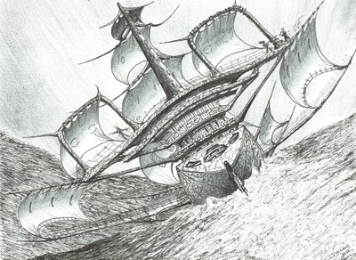 Storm Creators Risser-Larson Sea, 2017, (muste paperille) tekijältä Vincent Alexander Booth