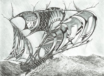Storm Creators Sargassomeri, 2017, (Tussi paperille) tekijältä Vincent Alexander Booth