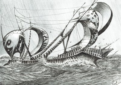 Myrskyntekijät Tyrrhenan Sea, 2018 tekijältä Vincent Alexander Booth