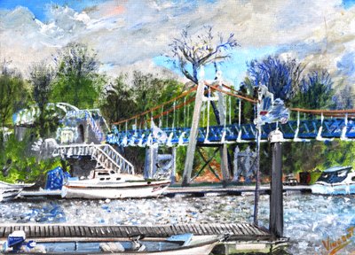 Teddington Lock, 2001 tekijältä Vincent Alexander Booth