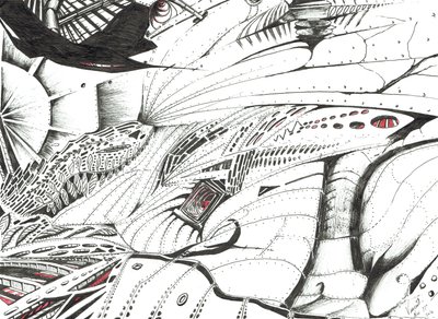 The Bringer of Red, 2016, (muste paperille) tekijältä Vincent Alexander Booth