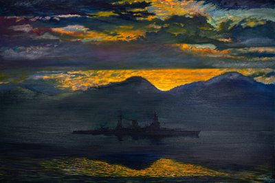 Taistelulaiva Mutsun mysteeri, 2023 tekijältä Vincent Alexander Booth