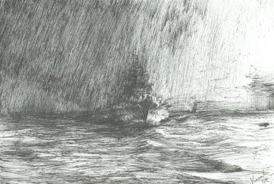 Tirpitz arktisilla vesillä 1943, 2009 tekijältä Vincent Alexander Booth
