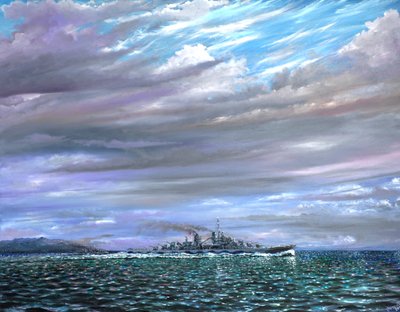 USS Juneau Guadalcanal 1942, 2019 tekijältä Vincent Alexander Booth