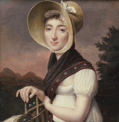 Naisen muotokuva, n. 1810. tekijältä Vincent Bertrand
