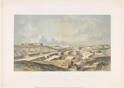 De Haven van Sebastopol, 1855 Sebastopolin telakat (nimi esineessä) tekijältä Vincent Brooks
