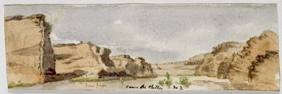 San Juanin kanjoni Dec rationaalinen käyttö nro 2 (kanjonin järkevä käyttö joulukuu, Arizona), 1869-1871 (akvarelli) tekijältä Vincent Colyer