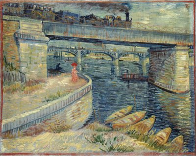 Sillat Seinen yli Asnièresissa, 1887. tekijältä Vincent van Gogh