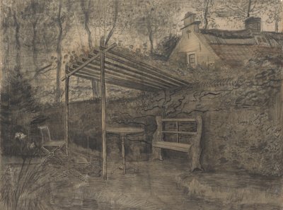 Puutarhan kulma. tekijältä Vincent van Gogh