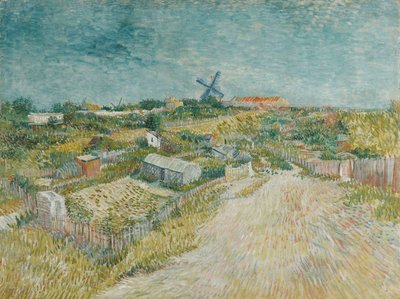 Kasvispuutarha Montmartressa, 1887. tekijältä Vincent van Gogh