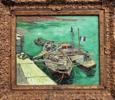1888 van Gogh Rhonebarken tekijältä Vincent van Gogh