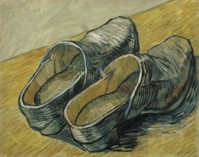 Nahkaisten puukenkien pari tekijältä Vincent van Gogh