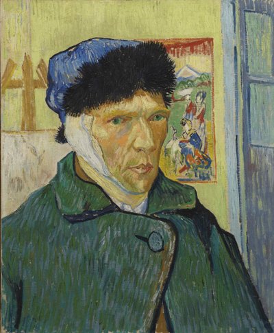 Omakuva sidottu korva, 1889. tekijältä Vincent van Gogh