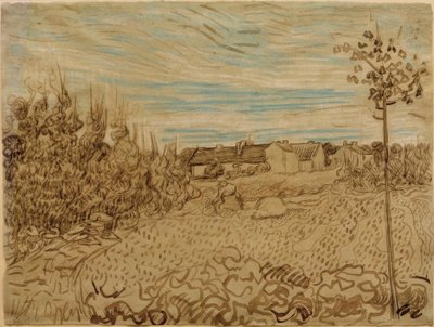 Maalaistalo pellolla tekijältä Vincent van Gogh