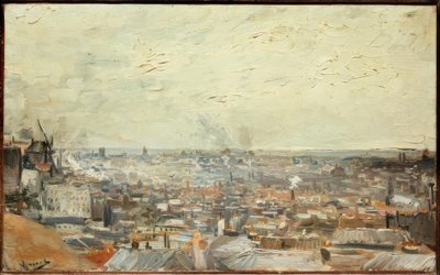 Näkymä Pariisiin Montmartresta tekijältä Vincent van Gogh