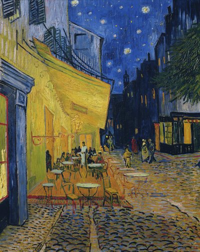 Cafe Terrace, Place du Forum, Arles, 1888 tekijältä Vincent van Gogh