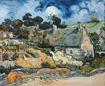 Chaumes de Cordeville - Auvers-Sur-Oise (öljy kankaalle tekijältä Vincent van Gogh