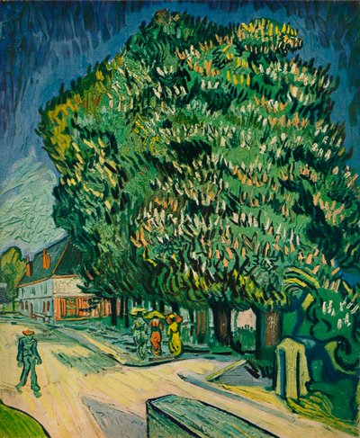 Chestnut Trees in Blossom, 1890 tekijältä Vincent van Gogh