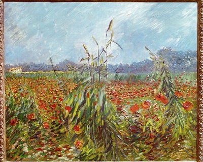 Maissipellot ja unikot (öljy kankaalle) tekijältä Vincent van Gogh