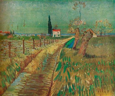Mökki peltojen välissä, c1890 tekijältä Vincent van Gogh