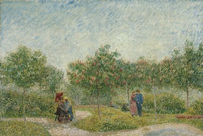 Pariskuntien seurustelu Voyer dArgenson Parkissa Asnièresissa, 1887 tekijältä Vincent van Gogh