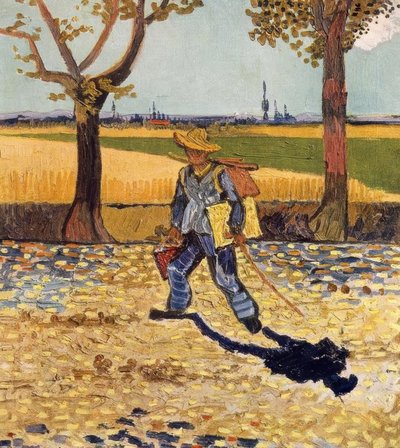 Der Maler auf dem Weg zur Arbeit tekijältä Vincent van Gogh