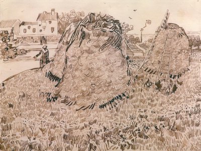 Die Strohhaufen tekijältä Vincent van Gogh