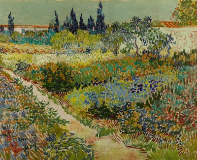 Hollanti: Tuin te Arles Kukkiva puutarha polulla tekijältä Vincent van Gogh