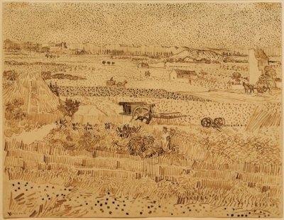 Sadonkorjuu Provencessa tekijältä Vincent van Gogh