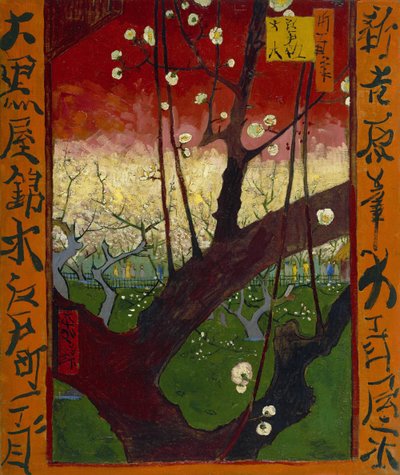 Kukkiva luumupuu (Hiroshigen mukaan) tekijältä Vincent van Gogh