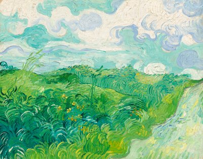 Green Wheat Fields, Auvers tekijältä Vincent van Gogh