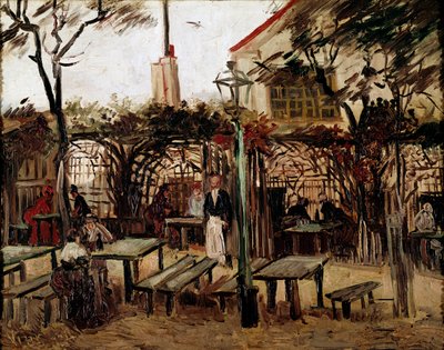 Guinguette Montmartressa: puisesta biljardipöydästä tuli la bonne franquette tekijältä Vincent van Gogh