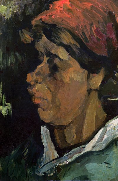 Hollantilaisen talonpojan pää, 1884 tekijältä Vincent van Gogh