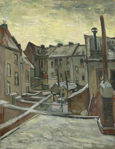 Takaapäin nähtyjä taloja tekijältä Vincent van Gogh