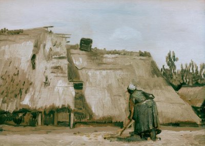Kota työskentelevän maanviljelijän vaimon kanssa tekijältä Vincent van Gogh