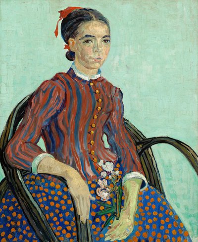 La Mousme, 1888. tekijältä Vincent van Gogh
