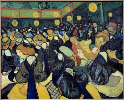 La salle de danse a Arles Painting Vincent Van Gogh (1853-1890) 1888 Su. 0,65x0,81 m Pariisi, musee d