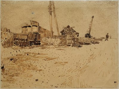 Lagergelände der Eisenbahn tekijältä Vincent van Gogh