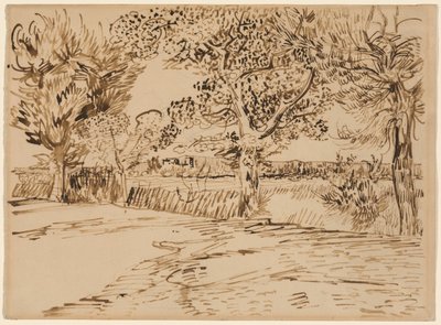 Maisema Arlesissa tekijältä Vincent van Gogh