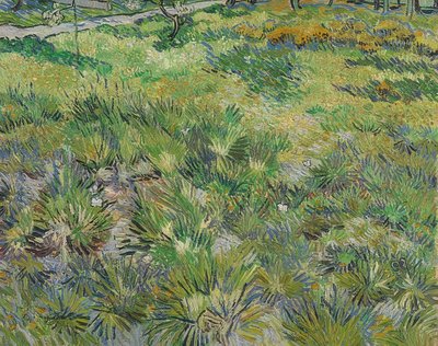 Pitkä ruoho perhosilla. 1890 tekijältä Vincent van Gogh