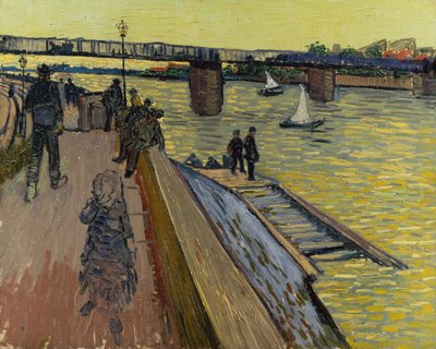 Le Bridge of Trinquetaille Arlesissa tekijältä Vincent van Gogh