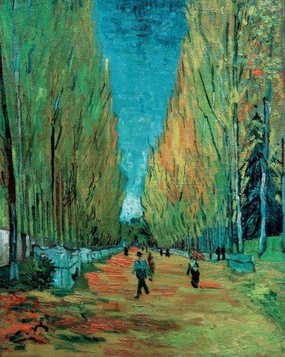 Les Alyscamps tekijältä Vincent van Gogh