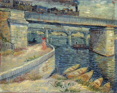 Asnièresin sillat, 1887. tekijältä Vincent van Gogh
