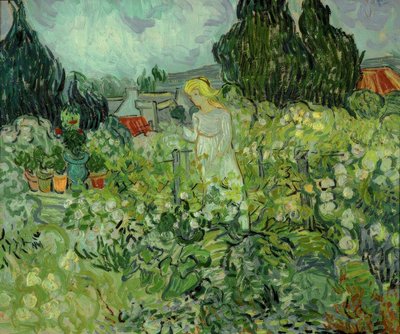 Marguerite Gachet ihrem Gartenissa tekijältä Vincent van Gogh