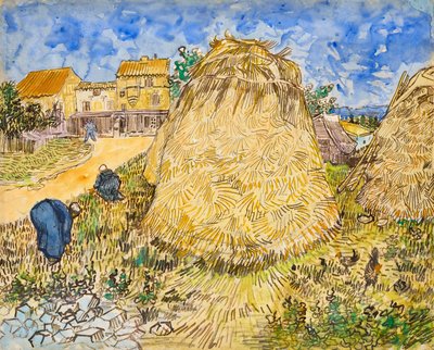 vehnäpinoja tekijältä Vincent van Gogh