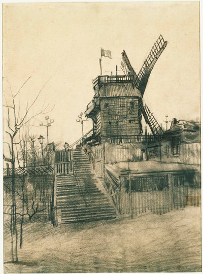 Moulin de la Galette tekijältä Vincent van Gogh