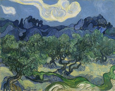 Oliivipuut. 1889 tekijältä Vincent van Gogh